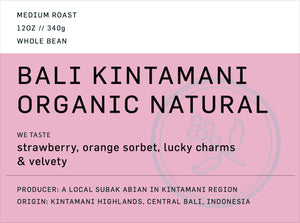 Bali Kintamani Organic Natural