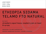 Load image into Gallery viewer, Ethiopia Sidama Telamo FTO Natural
